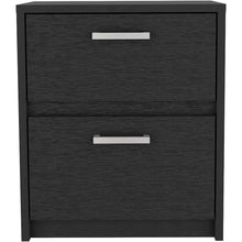 Trivor Nightstand Black MDF