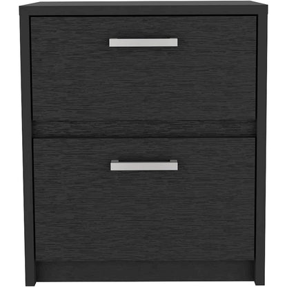 Trivor Nightstand Black MDF