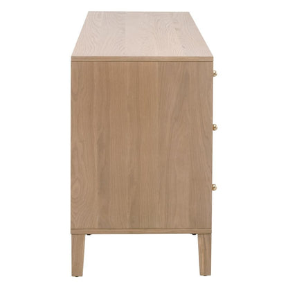 Brown Dresser for Bedroom – Wooden Chest of Drawers with 8 Drawers