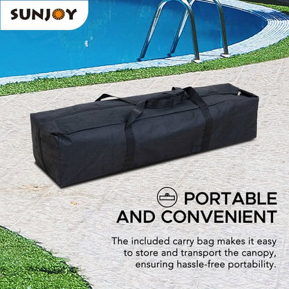 Floating Pool Canopy Pop Up Gazebo Canopy, Steel-Aluminum Frame Floating Tent