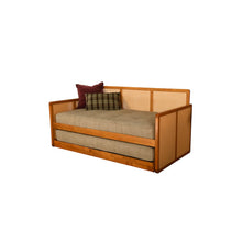 Abaco Daybed-Pop Up-Honey Finish-Taxi WoodSmoke Mattresses
