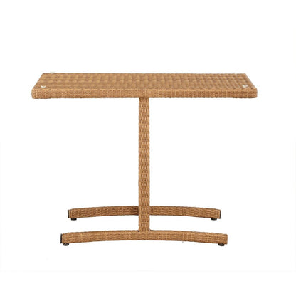 Honeymoon Outdoor Dining Set- Gold Oak