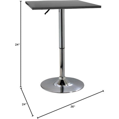 AmeriHome Classic Wood Top Bistro Table - Square
