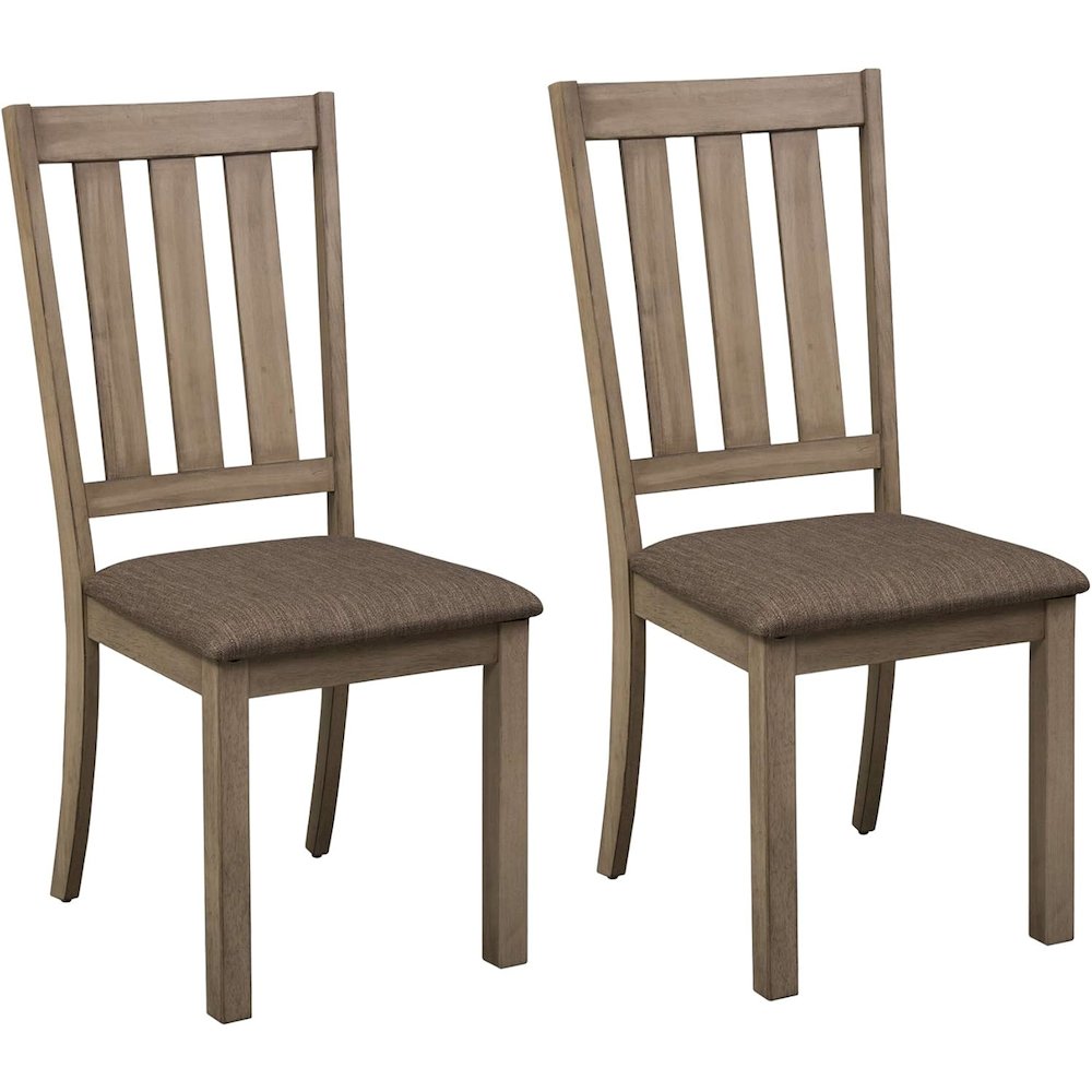 Sun Valley Slat Back Side Chair (RTA)-Set of 2 in Sandstone