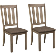 Sun Valley Slat Back Side Chair (RTA)-Set of 2 in Sandstone
