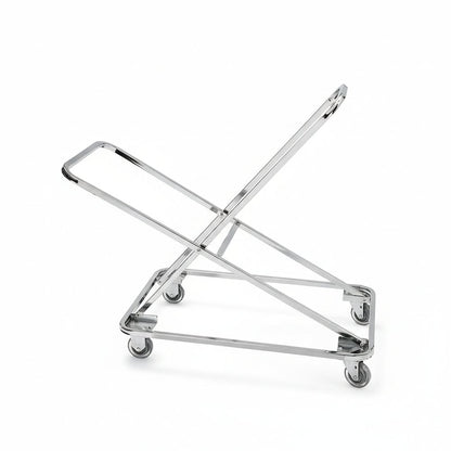 Dolly for 8200 Series Melody Chairs – Heavy-Duty Steel Chair Dolly with Chrome Frame, Hard Rubber Casters, Holds Up to 18 Chairs, 332 lbs Capacity