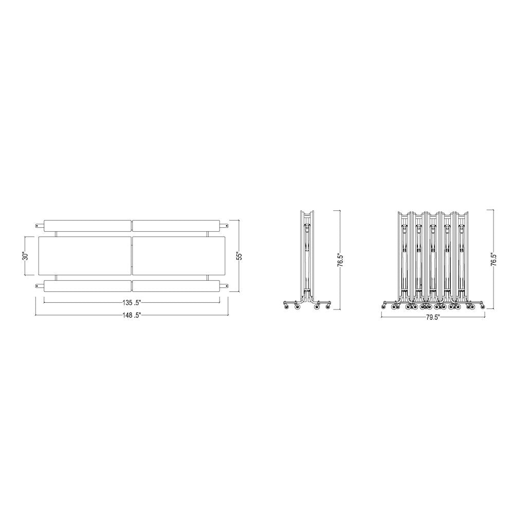 Folding Bench Cafeteria Table
