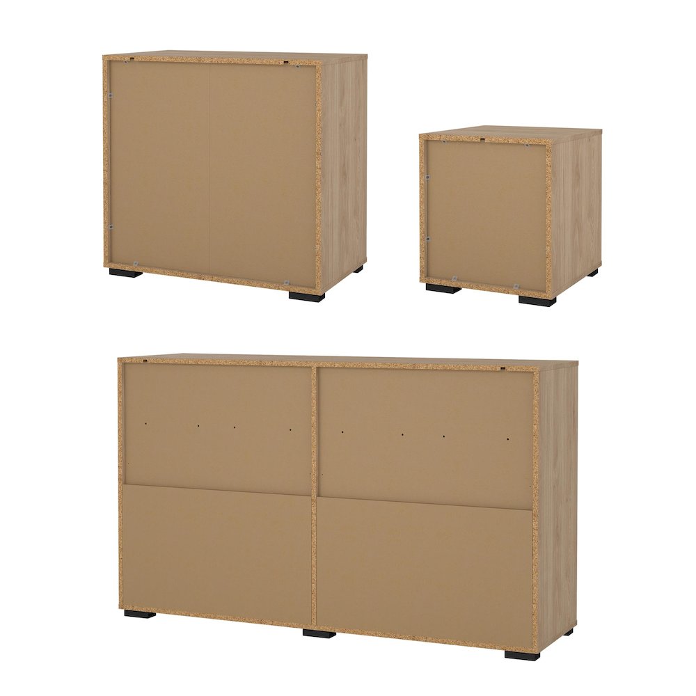 Sofia 3-Piece Bedroom Set, Jackson Hickory