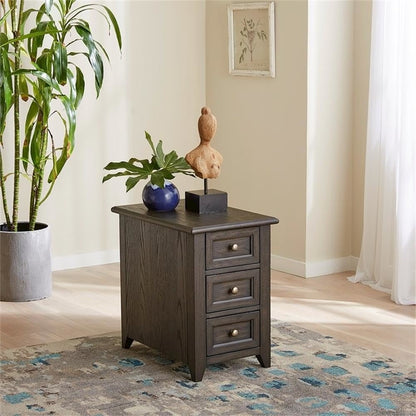 Mill Creek Chair Side Table in Peppercorn