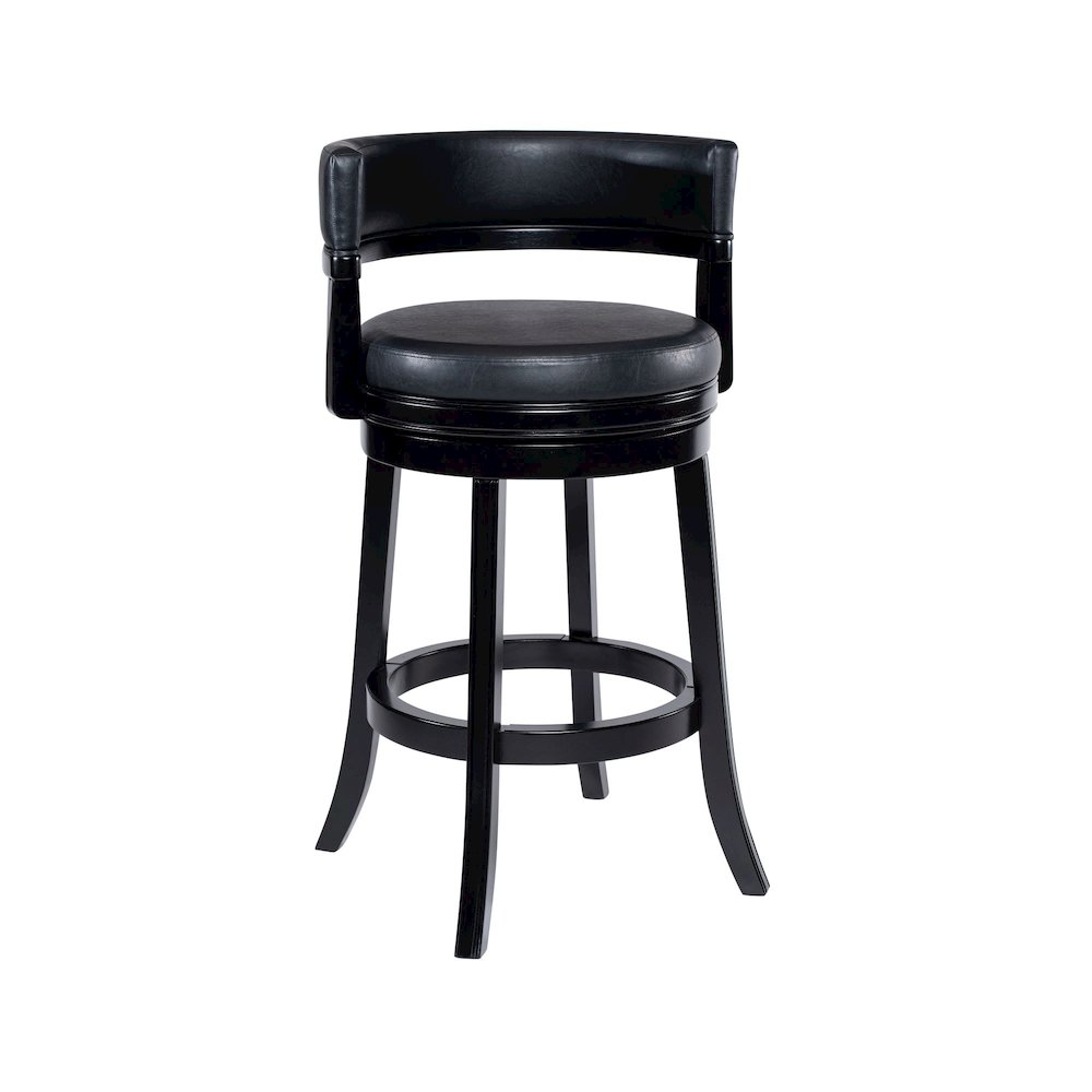 Balen Bar Height Swivel Stool - Black