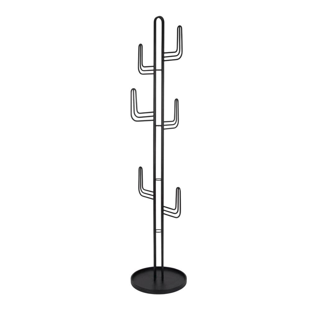 Black Iron Cactus Coat Tower - Kd Not Freight