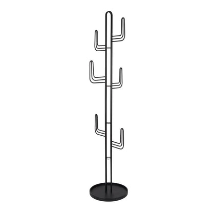 Black Iron Cactus Coat Tower - Kd Not Freight