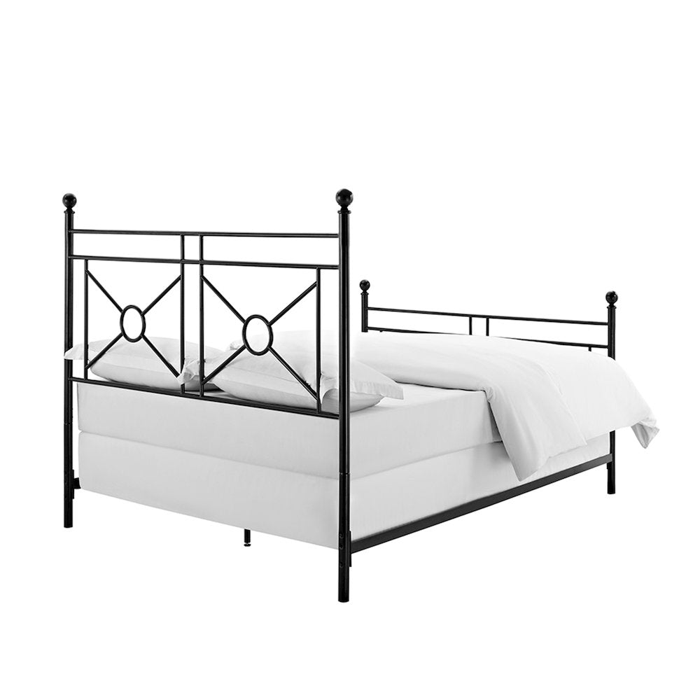 Montgomery Queen Bed - Headboard, Footboard, Finials, Rails