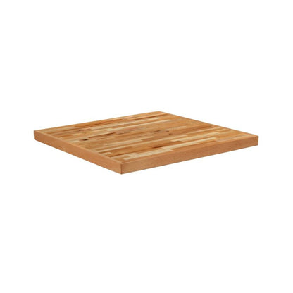 30" Square Butcher Block Style Table Top