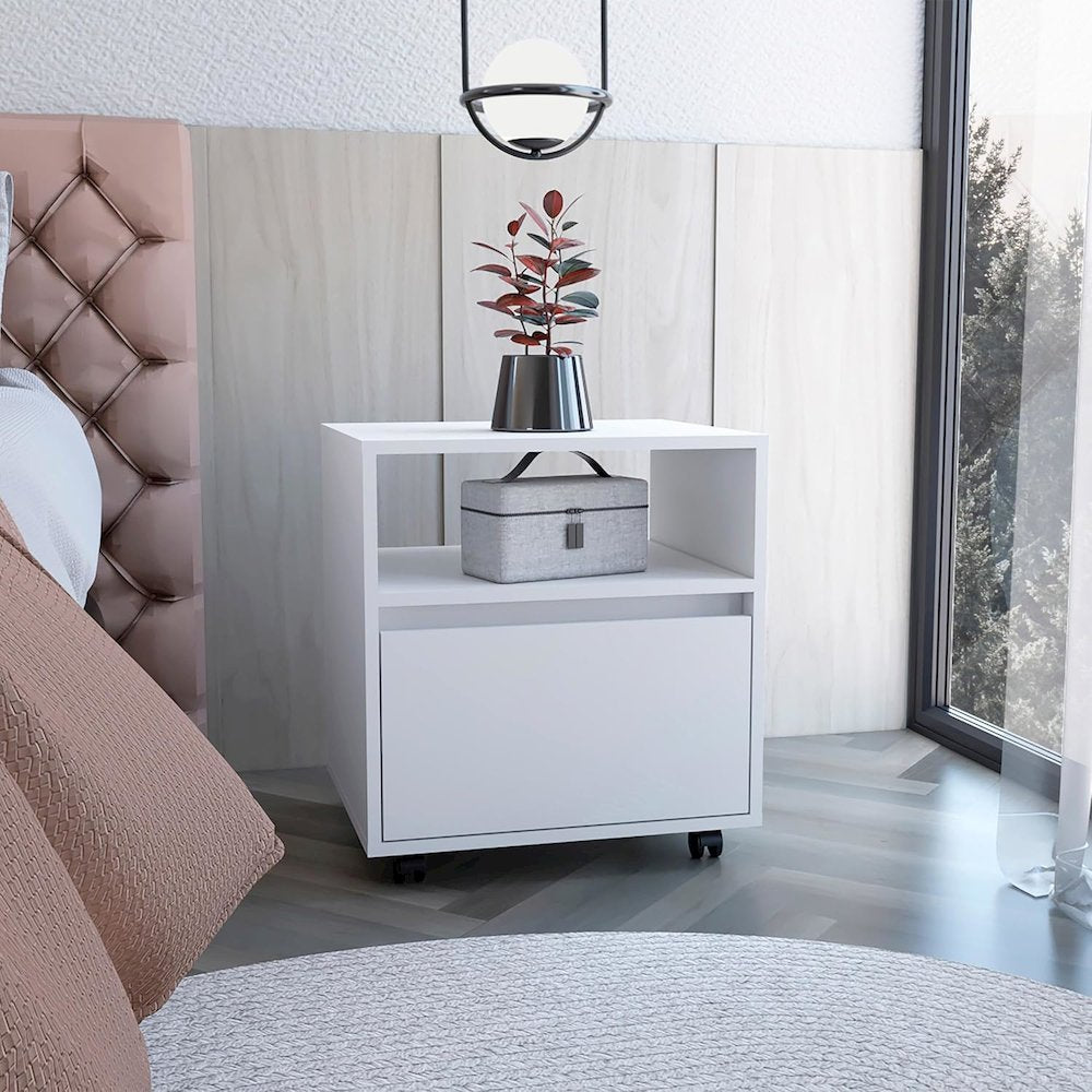 Austin Nightstand White MDF
