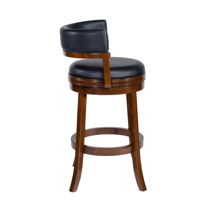 Balen Swivel Bar Stool -Cappuccino Finish