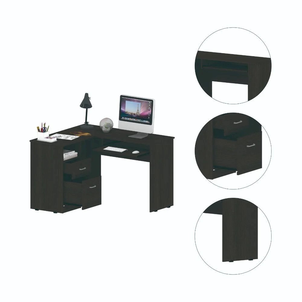 Mix Desk Black MDF