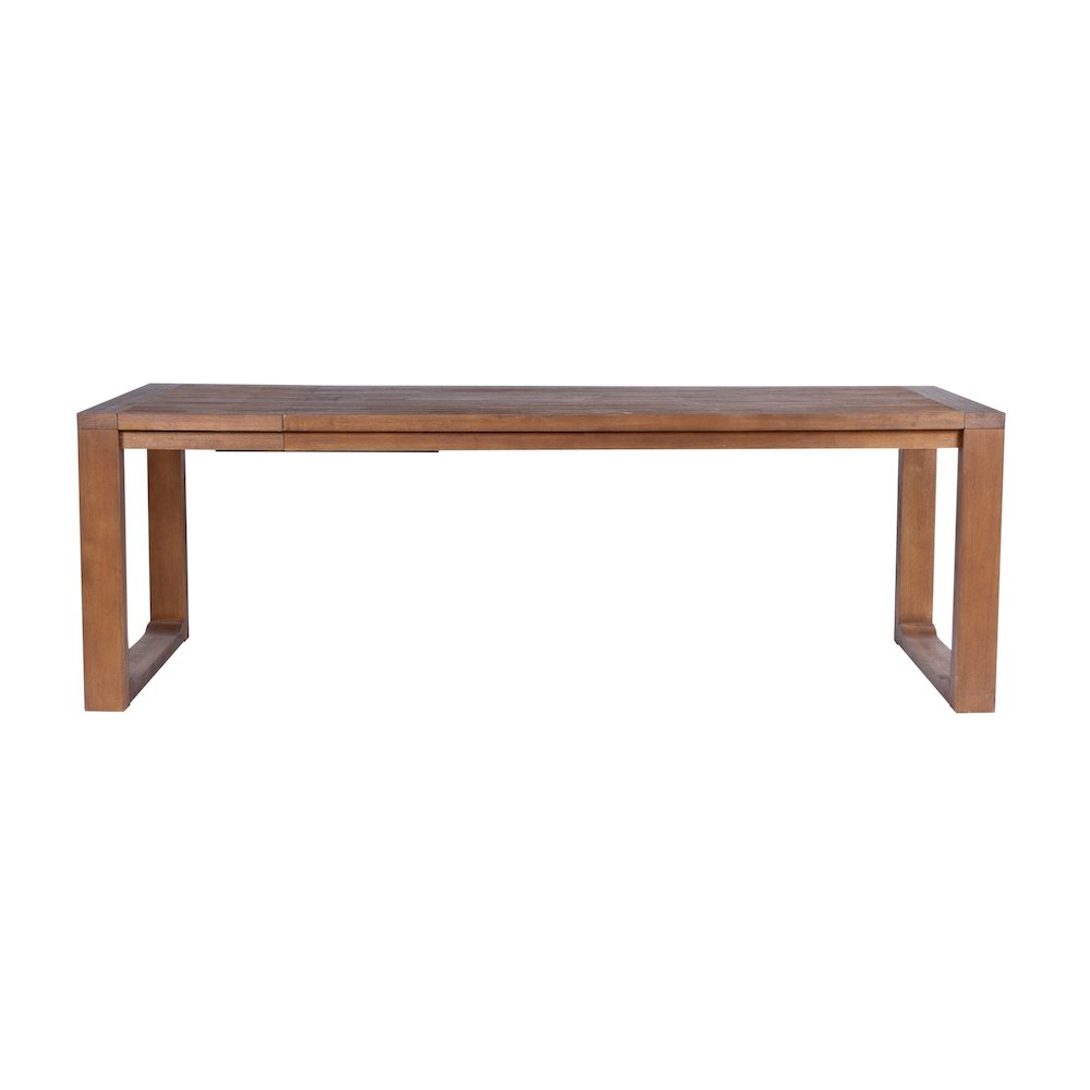 Rasmus Extension Dining Table - Chestnut Wire-Brush Finish