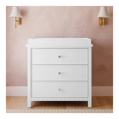Graco Sasha 3 Drawer Chest with Changing Topper - White