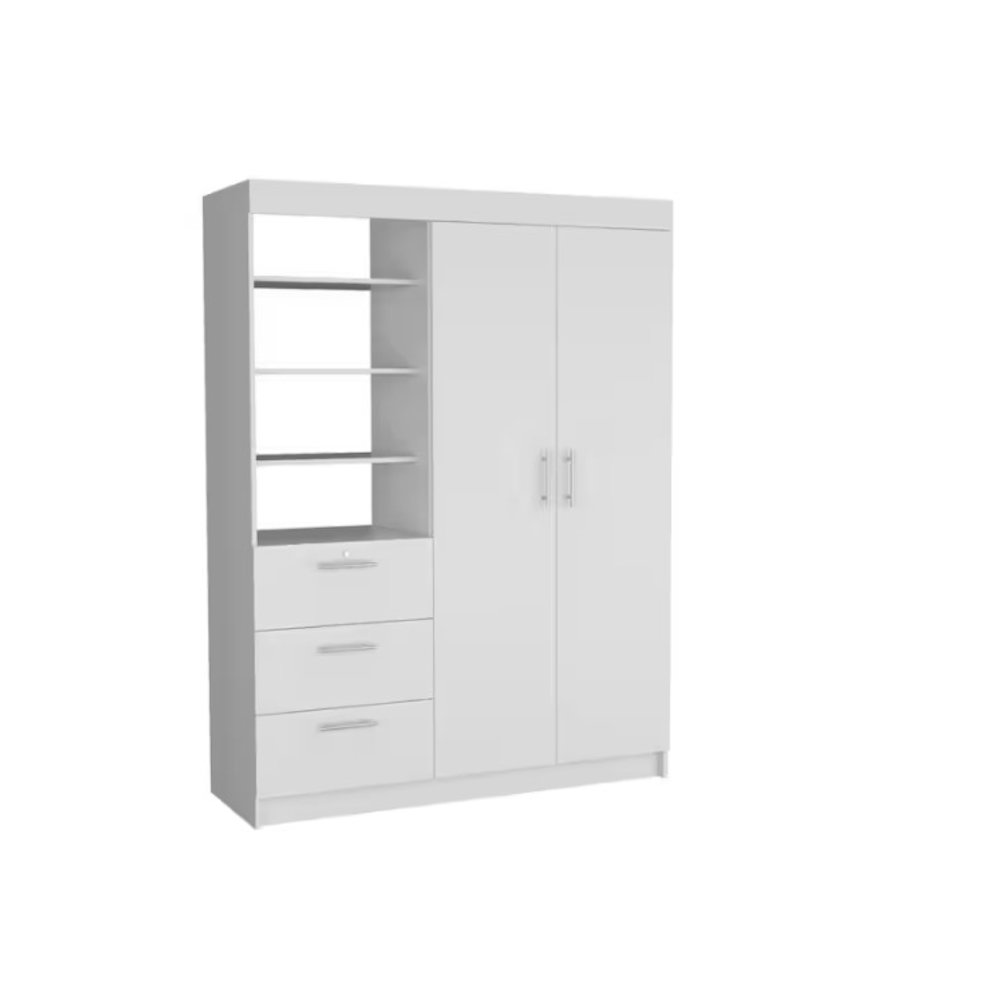 Kenya Armoire White MDF