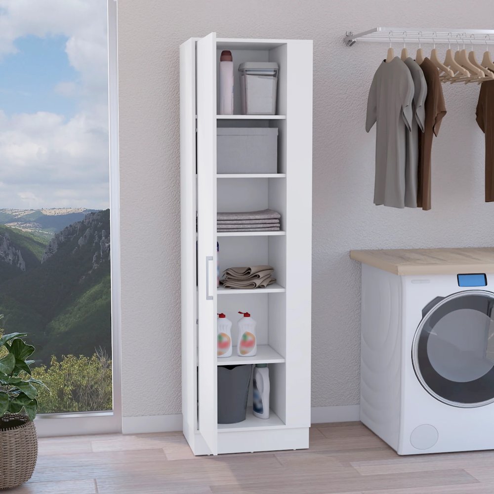 Lilo Storage Cabinet White MDF