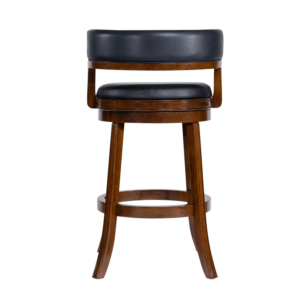 Balen Swivel Bar Stool -Cappuccino Finish