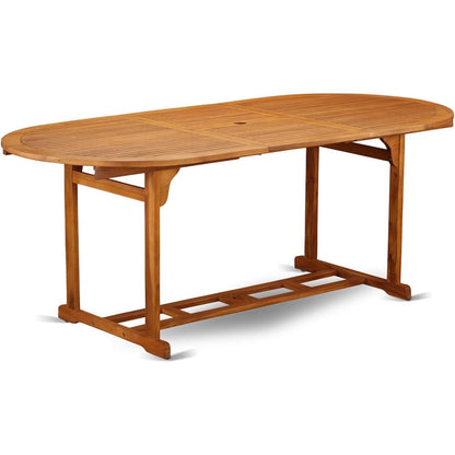 Wooden Patio Set Natural Oil, BSCM92CANA