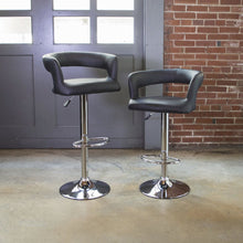AmeriHome Modern Curvy Bar Stool